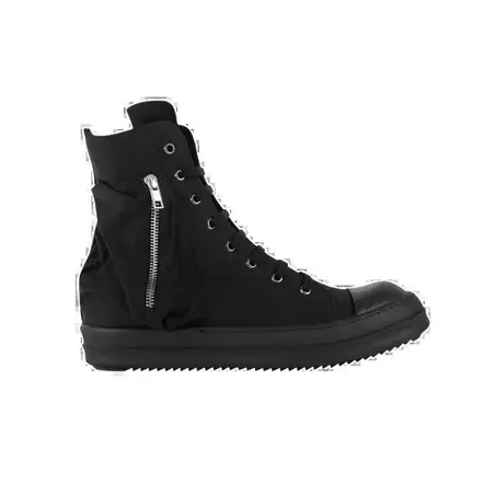 Zapatillas negras: Con caña (altas)